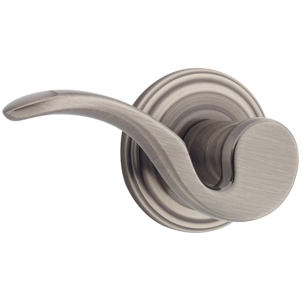 Brooklane Half Dummy Lever, Satin Nickel Blackened